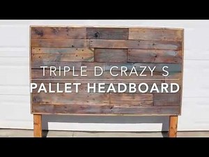 Wood Pallet Headboard