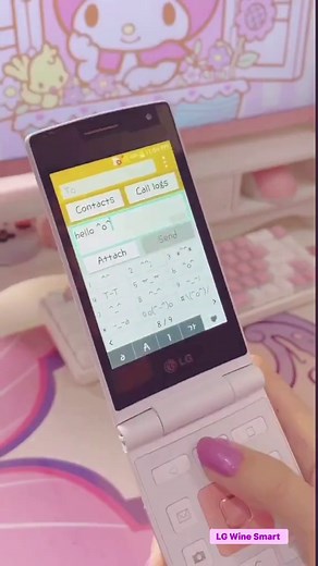 The Cutest LG Wine Smart Ice Cream Flip Phone- Available in 2 Colors!