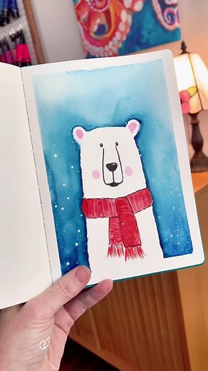 Winter Animals: A Creative Break with Whimsical Art