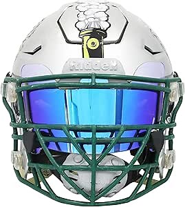 Clear Football Visor for Adults & Youth - Eye Shield with Easy Install Football Visor Clips for Helmet Protection