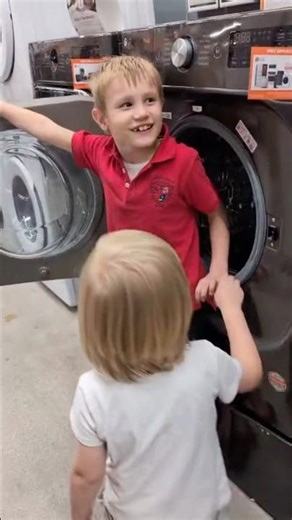 Andy and Denis decided to buy Mom a new washing machine. Home Depot. Joke