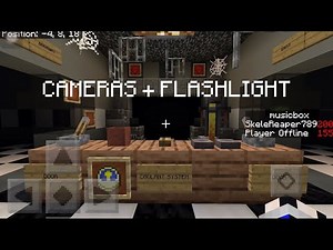 How to make the CAMERAS + FLASHLIGHT from LNaF | Fnaf map part 4