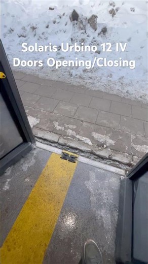 Solaris Urbino 12 IV Doors Opening/Closing #bus #doors #publictransport #solaris #vilnius #vvt