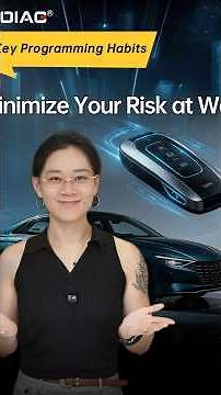 5 Key Programming Habits Minimize Your Risk at Work#locksmith #mechanic #keyprogramming #carkeys