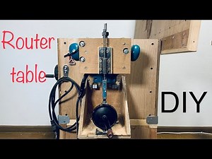 Self-made router table [elevation / lift]
