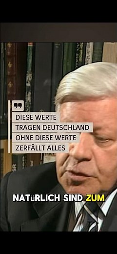 Helmut Schmidt on Faith and Human Dignity