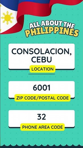 Consolacion, Cebu | ZIP Code and Area Code #ZIPCode #AreaCode #PhilippineZIPCode