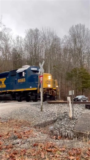 CSX local with old loco