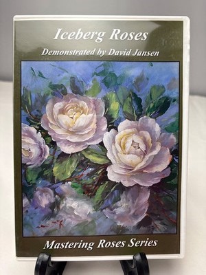 Mastering Roses Series DVD Iceberg Roses Painting Tutorial David Jansen Video | eBay