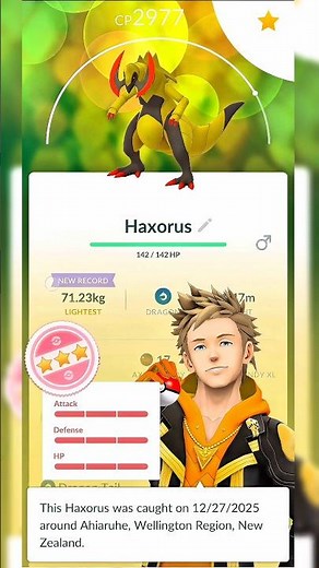 HUNDO AXEW EVOLUTION → HAXORUS 💯🔥 #pokemon #Hundo #Haxorus #Axew #100IV #PerfectIV