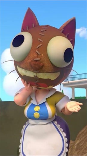 44 Cats - The Stuck Cat Mask Crisis! 😂 | Rainbow Junior #shorts