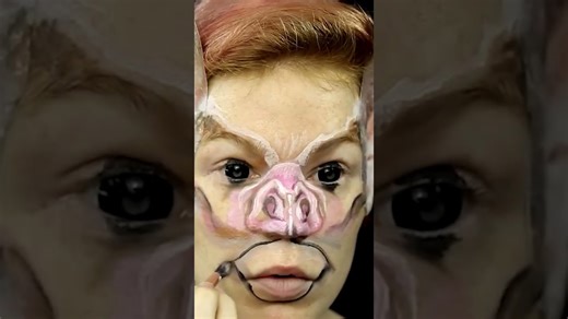 Dracula-inspired makeup transformation for a spooky look