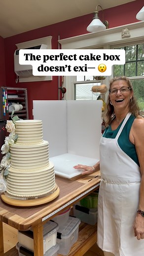 Meet the cake box of your dreams 🌥️🎂 The CakeSafe is endlessly reusable and built to last. It’s made by us in Rhode Island! The box is insulated to keep a cold cake cool for hours! Simply refrigerate your cake overnight before putting it in the CakeSafe. Our patented design also keeps your cakes safe from sliding, tipping, bumpy roads, and slammed brakes. Don’t worry about another cake delivery again! | CakeSafe