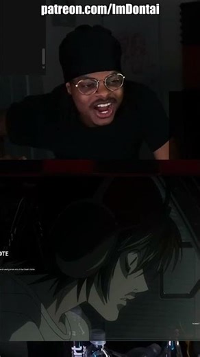 ImDontai Reacts to Light Regaining his Memories || Death Note #shorts #deathnote