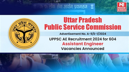 UPPSC AE Recruitment 2024 for 604 Assistant Engineer Vacancies