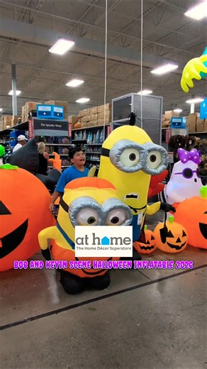 Halloween 2026 Airblown Bob & Kevin Scene Inflatable #shorts