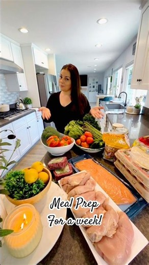 Meal Prep with me for a week! Full video on channel! #mealprep #recipes #healthyrecipes #healthy