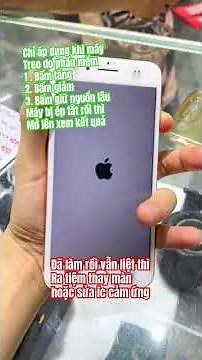 Xử lý iphone bị treo liệt màn hình #smartphone