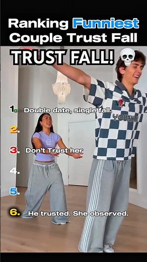 Ranking the Funniest Trust Fall Moments | ‪@CoupleChaosTelevision‬