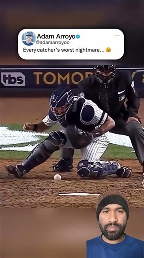Every catcher moments #mlblb #baseball #professionalbaseball