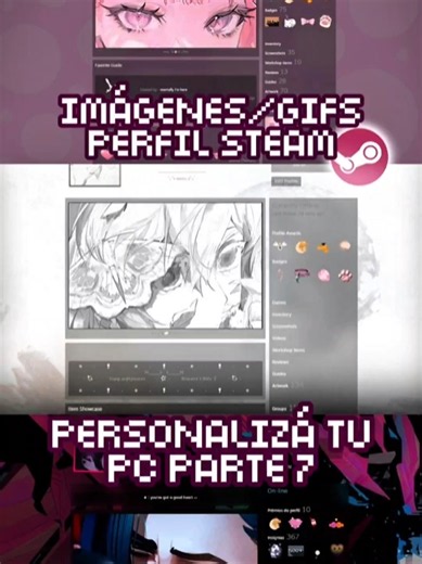 👾¿Cómo poner imágenes en tu perfil de Steam? — #pc #gamer #decoracion #setup #steam