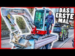 FIRST TIME DRIVING MY OWN EXCAVATOR + TRANSPORTATION! | Home Build Solution