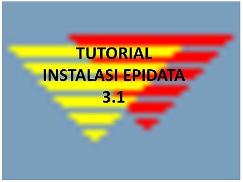 TUTORIAL INSTALASI EPIDATA 3.1