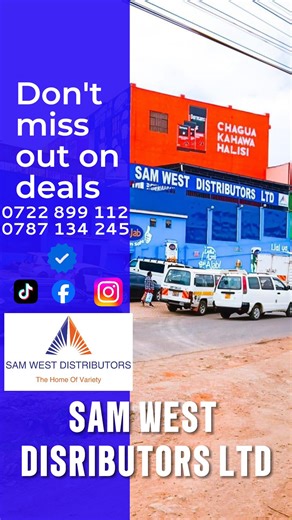 SAM WEST DISTRIBUTORS LTD (official). on Instagram: "It’s a full day of activities right here! ✅ Come enjoy the lowest prices ✅ Try out free test samples ✅ Be part of the excitement as we host NTV Morning Edition live."