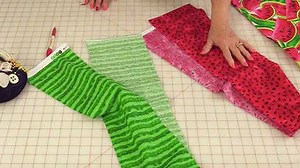 Sewing Tutorial: How to Make A Watermelon Apron