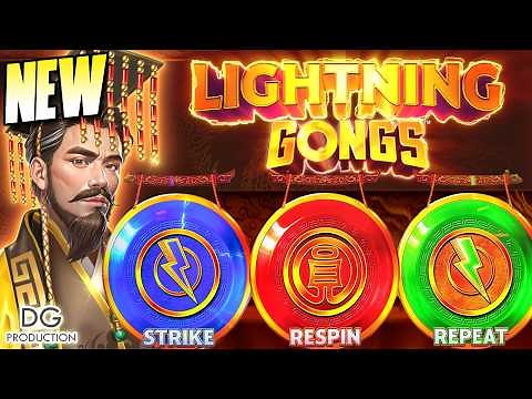 ⚡NEW⚡LIGHTNING GONGS STRIKE DOUBLE POP GOLDEN GONG SLOT MACHINE THUNDER DRUMS LIKE LAS VEGAS CASINO
