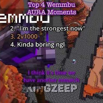 Top 4 Wemmbu AURA Moments Unstable SMP