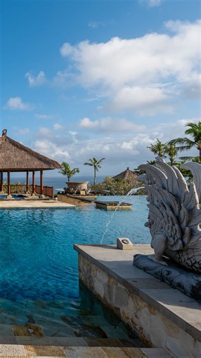 Perched above the shimmering cliffs of Jimbaran, AYANA Bali is a sanctuary where ocean views meet timeless elegance. From the iconic Rock Bar sunsets to tranquil strolls through lush tropical gardens, every moment is designed to captivate the senses. 🌺 Discover a world where Balinese heritage and refined luxury come together in perfect harmony, only at AYANA Bali, your oceanfront haven of serenity and sophistication. 💫 Book your unforgettable stay today, click the link in our bio. #AYANABali #