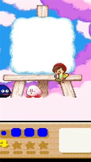 Ado angry attacking Kirby with a paint brush #kirby #カービィ