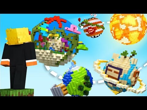 Construí TODO el Sistema Solar en Minecraft Hardcore… y Sobreviví 😳