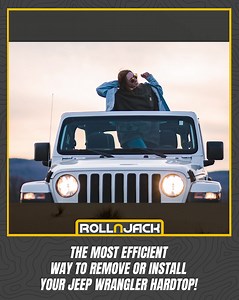 🔥 The Easiest Jeep Hardtop Removal Ever! 🔥 No more heavy lifting! The RollnJack makes removing, storing, and installing your hardtop a one-person job in just minutes! ✅ Turn-N-Go Lift System – No drops, no struggle ✅ Works with Lifted & Stock Jeeps – Fully adjustable height ✅ Secure Storage – Park under it & save space ✅ Built to Last – Heavy-duty high-carbon steel with a lifetime warranty Join thousands of Jeep lovers who trust RollnJack for stress-free hardtop removal. 🎯 | RollnJack