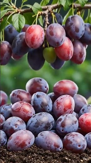 Plum Growth Time-Lapse | Seed to Fruit in Seconds #seedtofruit