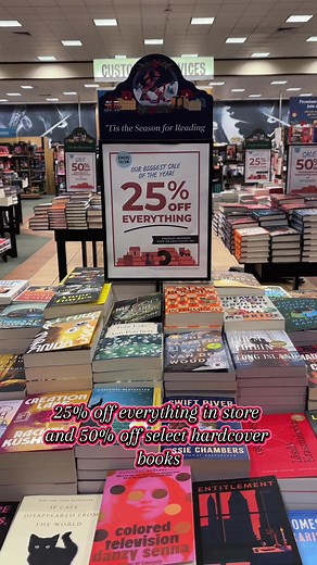Barnes and Noble Year-End Sale: 25% Off Storewide