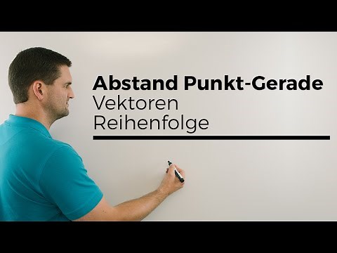 Distance Point Line, Vectors, Order, Analytic Geometry, Math by Daniel Jung