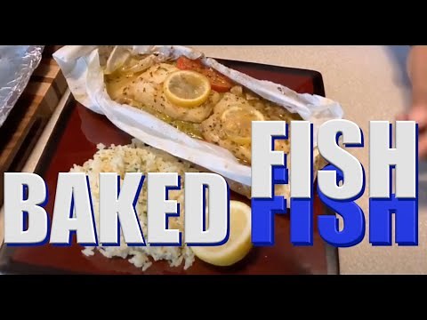 How to make Amazing baked fish in parchment Paper