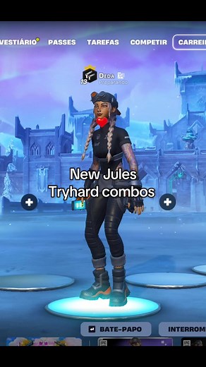Combos Tryhard da Nova Skin Jules em Fortnite