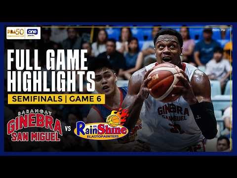 RAIN OR SHINE vs BRGY GINEBRA | FULL GAME HIGHLIGHTS | PBA SEASON 50 COMMISSIONER’S CUP G6 | MAY 31