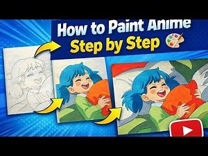 How to paint anime step by step for beginners