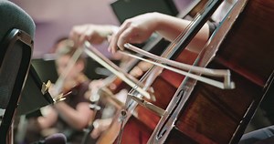 Musician Playing Cello During Classical Stock Footage SBV-336900921 - Storyblocks