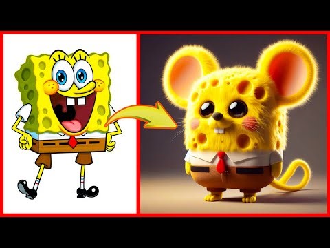 SpongeBob SquarePants as Mouse🐭🧀 | A furry mouse in the form of SpongeBob and friends!