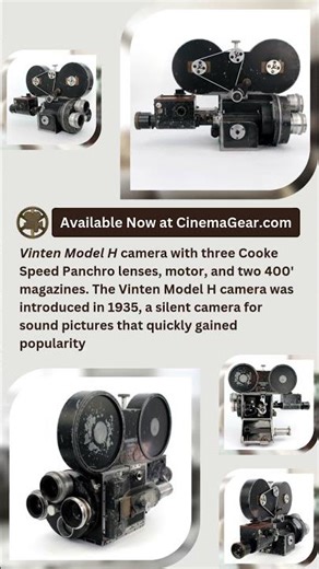 Vinten Model H 35mm Camera #cinemagear #cameras #35mm
