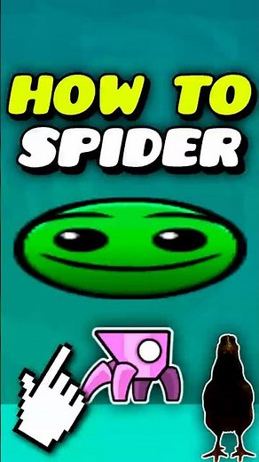 How To Spider - Geometry Dash #shorts #geometrydash #gd #games