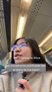 Day 1 answering Ethical Questions: is it morally justifiable to read your child's diary? #ethics