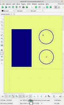 How to Color an Object in LibreCAD Using Hatch Tool (Solid Fill) #autocad #designer #tutorial
