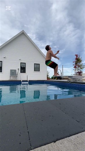 First ever backflips!#backflip #pool #swimming