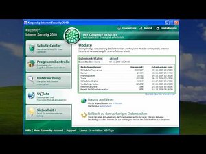 Kaspersky Internet Security 2010 - Videoanleitung (2/7): Updates